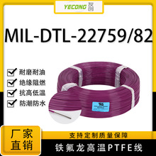 镀镍铜线MIL-DTL-22759/82美标铁氟龙高温线四氟乙烯共聚物26AWG