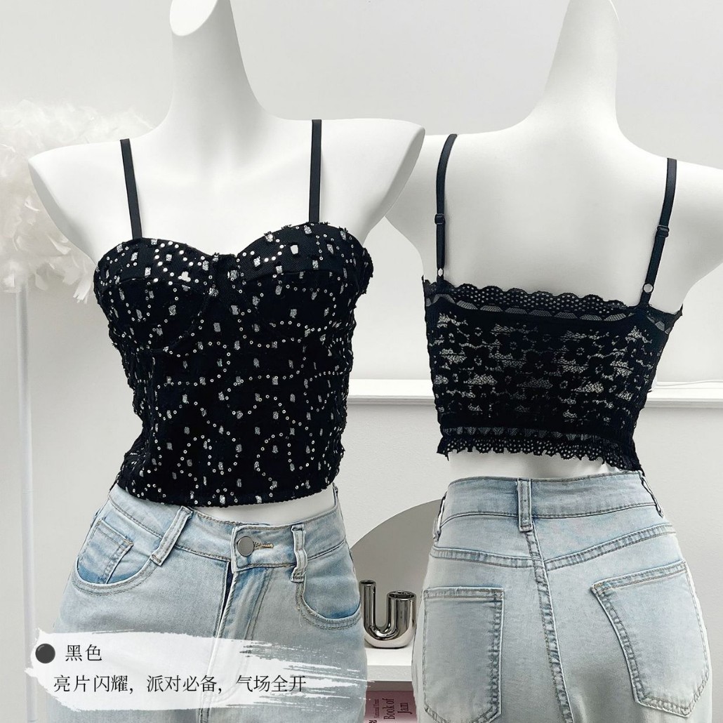 Nuevo chaleco de esquinilla sexy cinturón de mujer cojín de pecho delgado cintura delgada moda corta hermosa gorra de pecho