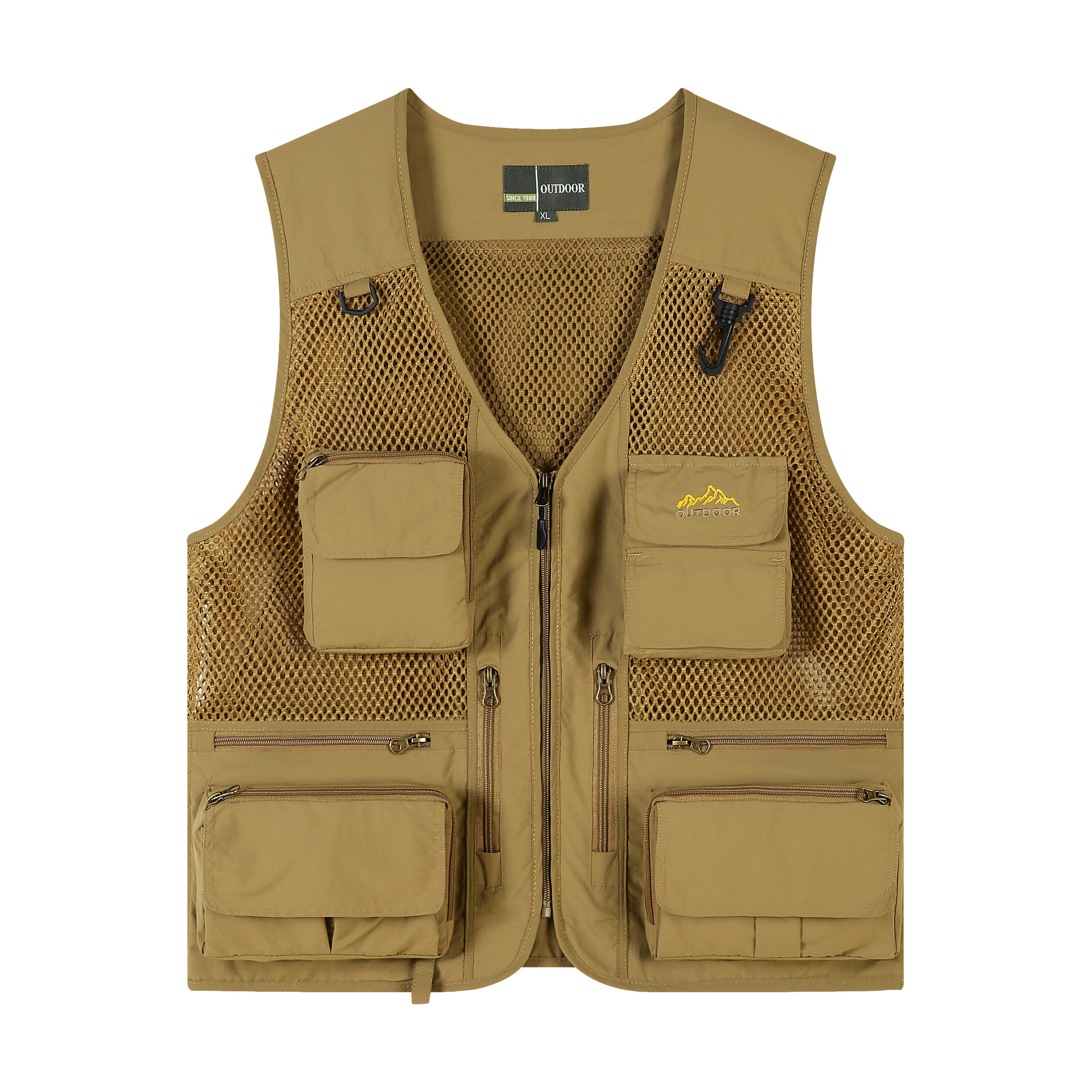 Bordado Net #67-de color caqui