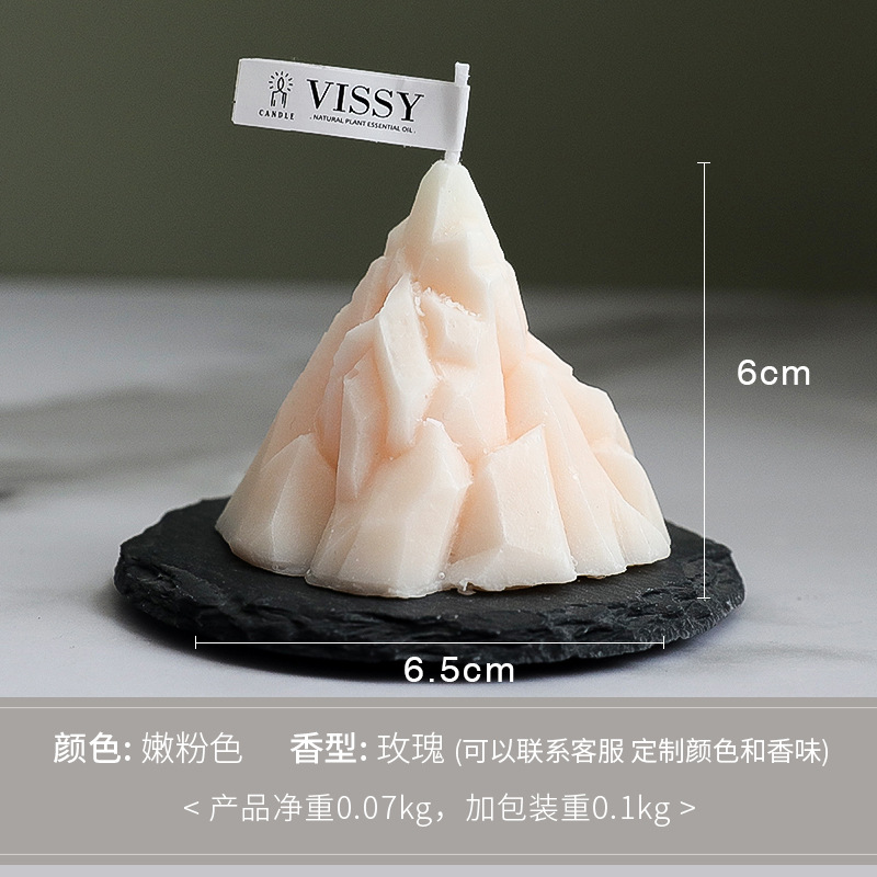 Iceberg vela de aromaterapia al por mayor vela de mano creativa Regalo de Cumpleaños caja de regalo traje decoración del hogar fragancia vela