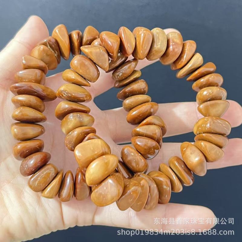 天然库克随形单圈手串手链隔珠配件手工DIY编绳文玩佛珠配饰配件|undefined