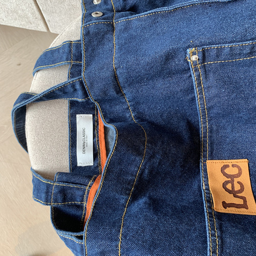 Joe Gosha's new denim shoulder bag women's casual simple large-capacity open shopping bag trendy armpit bag