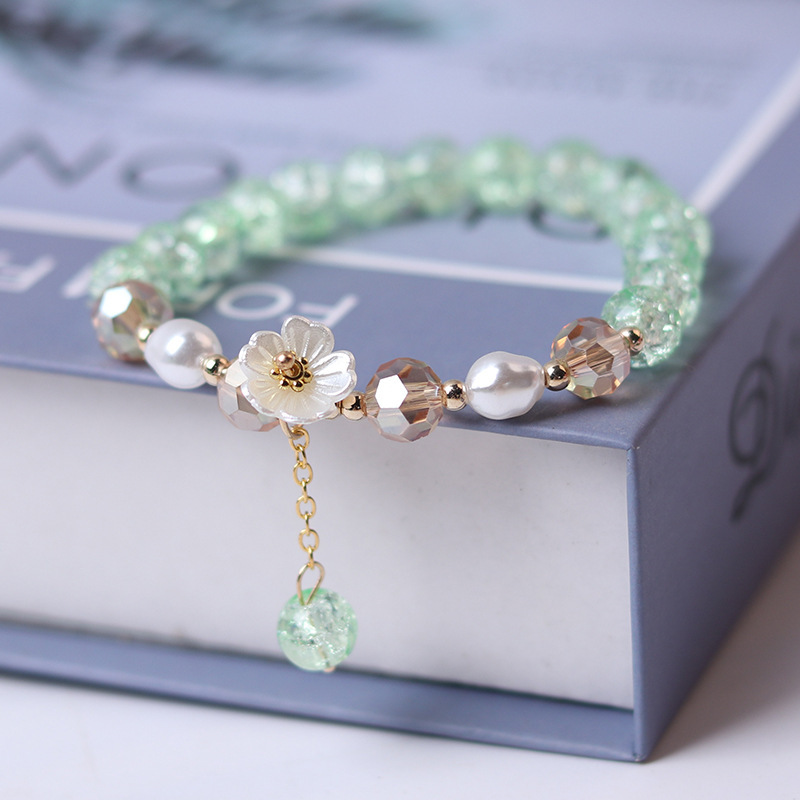 Street Occasion Alloy Material 1 Piece Fashion Flower Alloy Plating Women's Bracelets