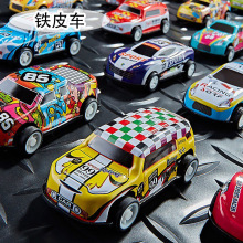 批发爆款合金车铁皮车儿童玩具仿真模型摆件散装回力车 小汽车
