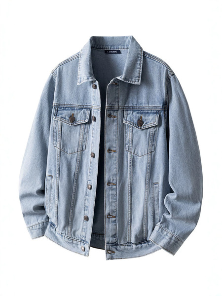 fashionable autumn denim retro quality jacket
