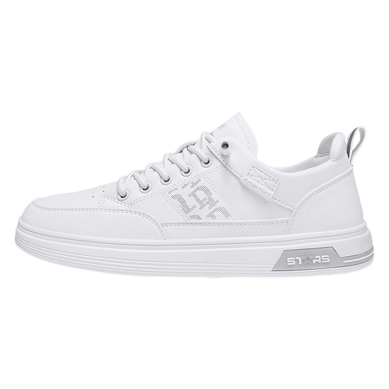 Мужская обувь 2025 новые весенние дышащие маленькие белые туфли