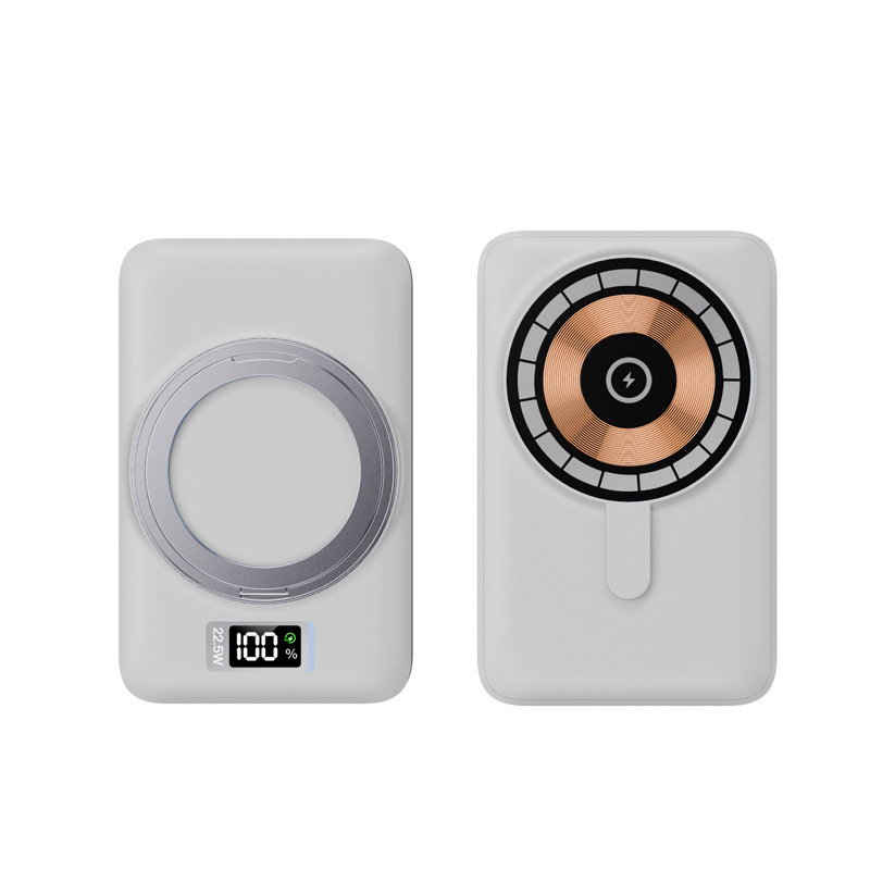 Transfronterizos al por mayor Magsafe Magnet Charger 10000mAh con soporte inalámbrico Power Bank logotipo impreso