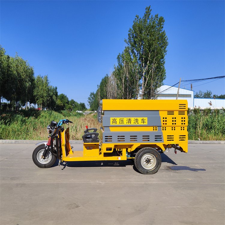 环卫电动三轮雾炮高压清洗车   户外电动高压三轮清洗车坚固耐用