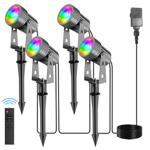 Ground lamp Lawn Spotlight outdoor colorful lamp led Flood lamp garden tree lamp ground lamp garden projection lamp