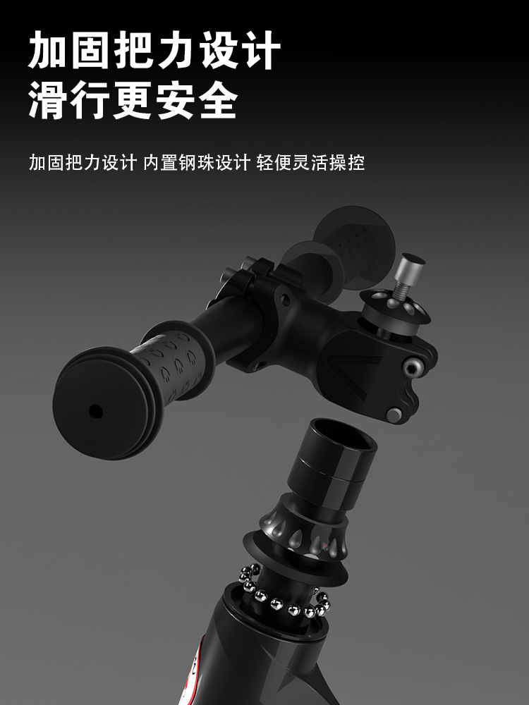 Coche de equilibrio para niños 1-2-3-6 años bicicleta deslizante para bebés 5-8 Sin pedal deslizante bicicleta dos en uno