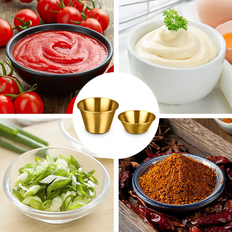 304 stainless steel sauce cup, seasoning plate, cross-border sauce cup, dipping plate 1.5OZ small plate