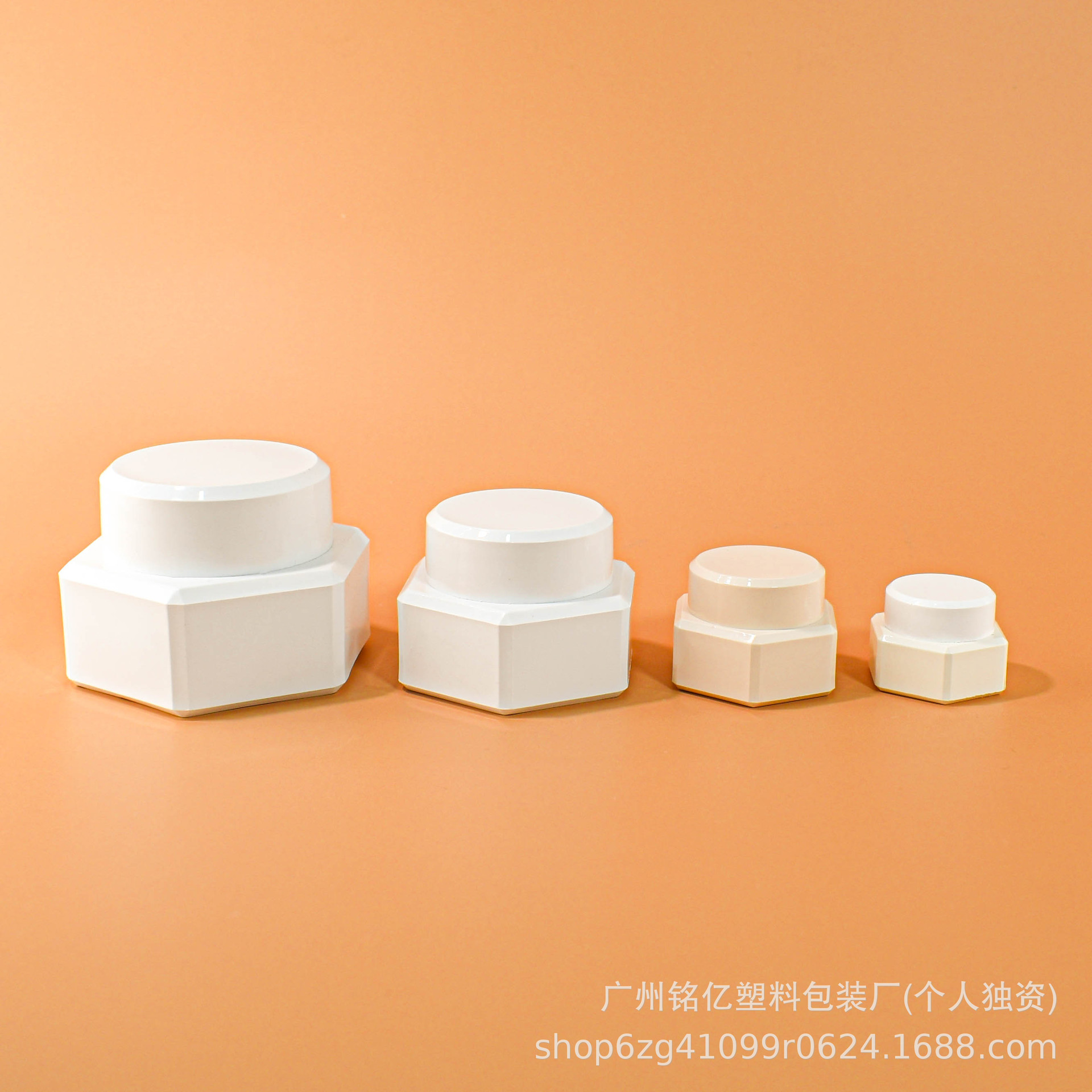 现货 3g5g15g30g多规格日系简约美甲胶油瓶 美甲分装试色六角瓶