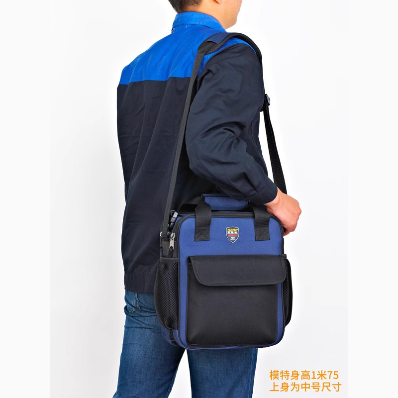 Kit de herramientas eléctricas FAST Durable de un solo hombro de reparación de mano, instalación de lona gruesa, gran paquete eléctrico especial resistente al desgaste