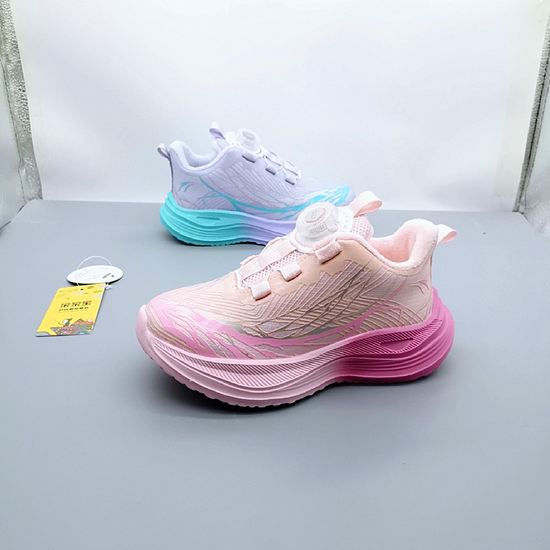 32-37 zapatos deportivos de algodón para niños, zapatos de correr para niños, zapatos de cuero ligeros para niños, zapatos giratorios