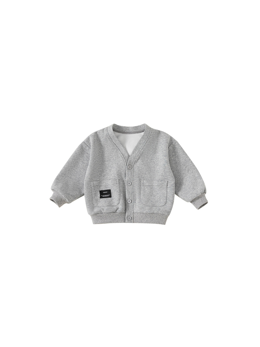 Babycity ropa infantil chaqueta de los muchachos de los niños casual con cuello en V cardigan Beibei primavera y otoño Outwear CY84017