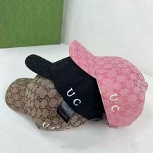 欧美跨境外贸满印G字母棒球帽男女高品质时尚休闲显脸小遮阳鸭舌