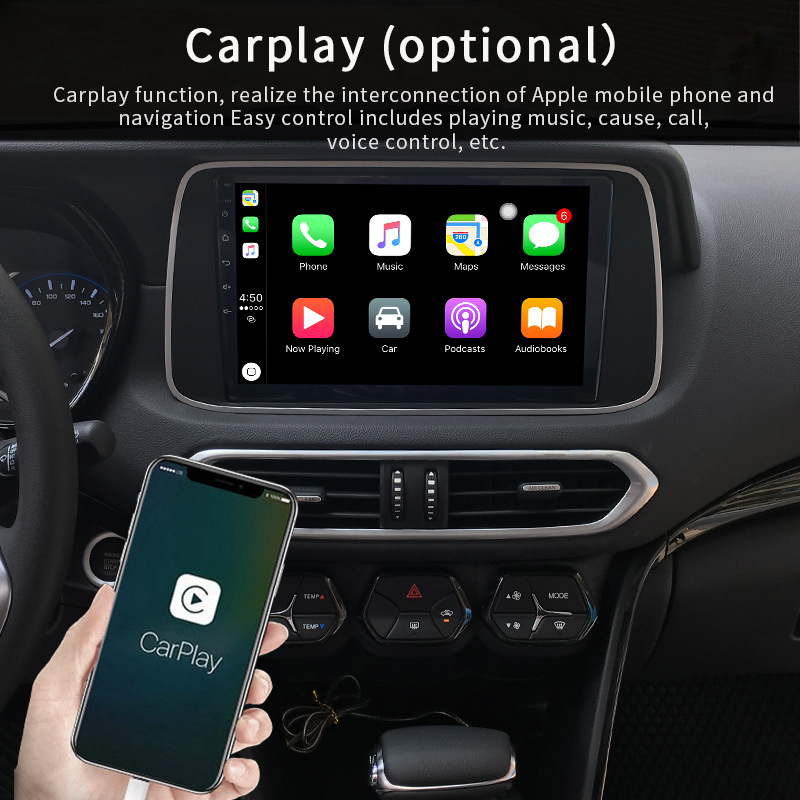 Cross-Border Factory Direct Sales Car-Mounted Android Navigation Player 7/9/ 10inch Large Screen Wifi/Gps Radio Mp5
