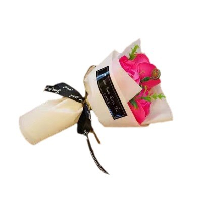 Día de la Madre 3 flores de flores de banana flores de flores simuladas regalo del Día de la Madre para la maestra novia empujar la mano de regalo