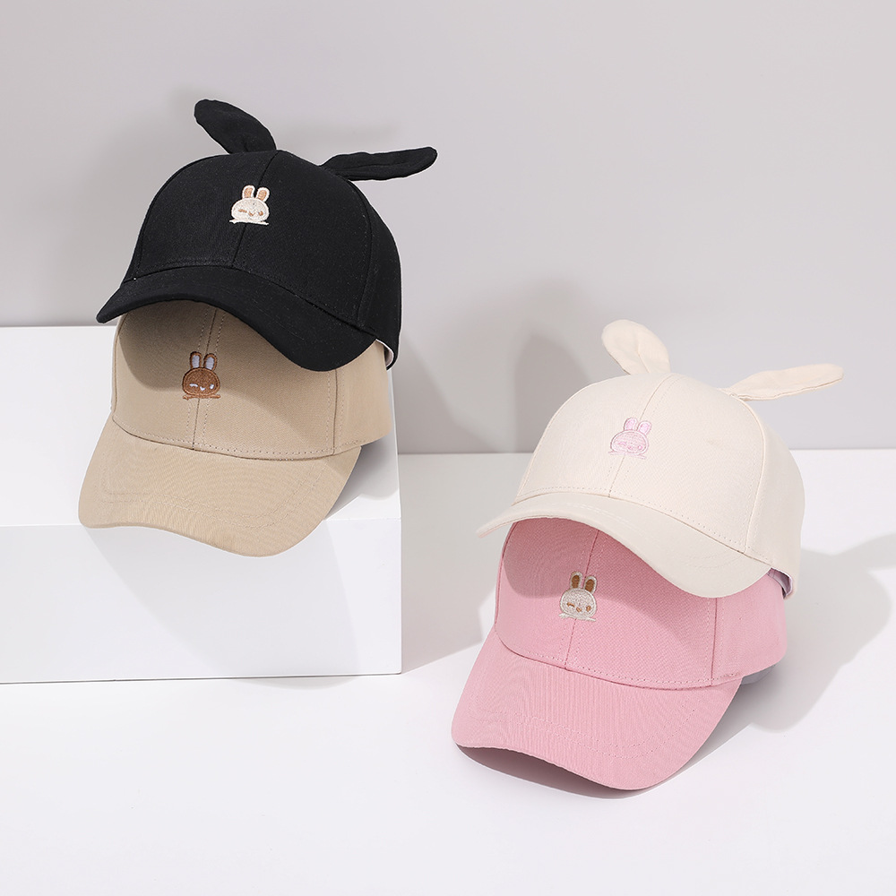 Children Unisex Cartoon Style Rabbit Embroidery Baseball Cap display picture 4