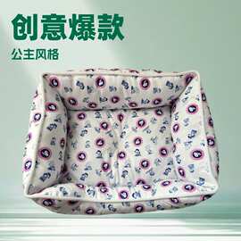 猫窝狗窝垫四级保暖方形窝中小型犬泰迪狗床沙发床四季通用宠物窝