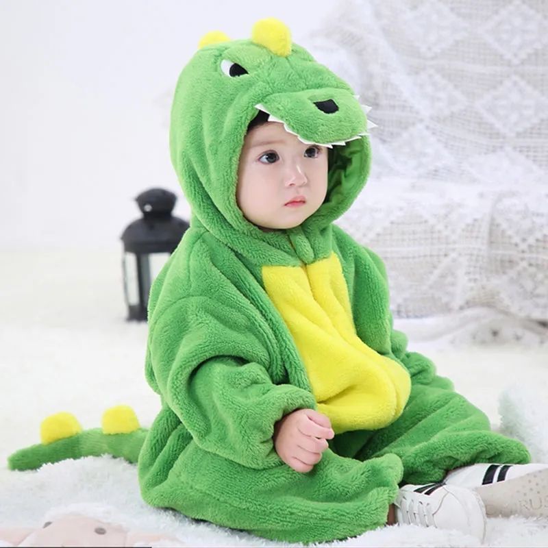 Children's autumn flannel keep warm cute pijama for men and women…