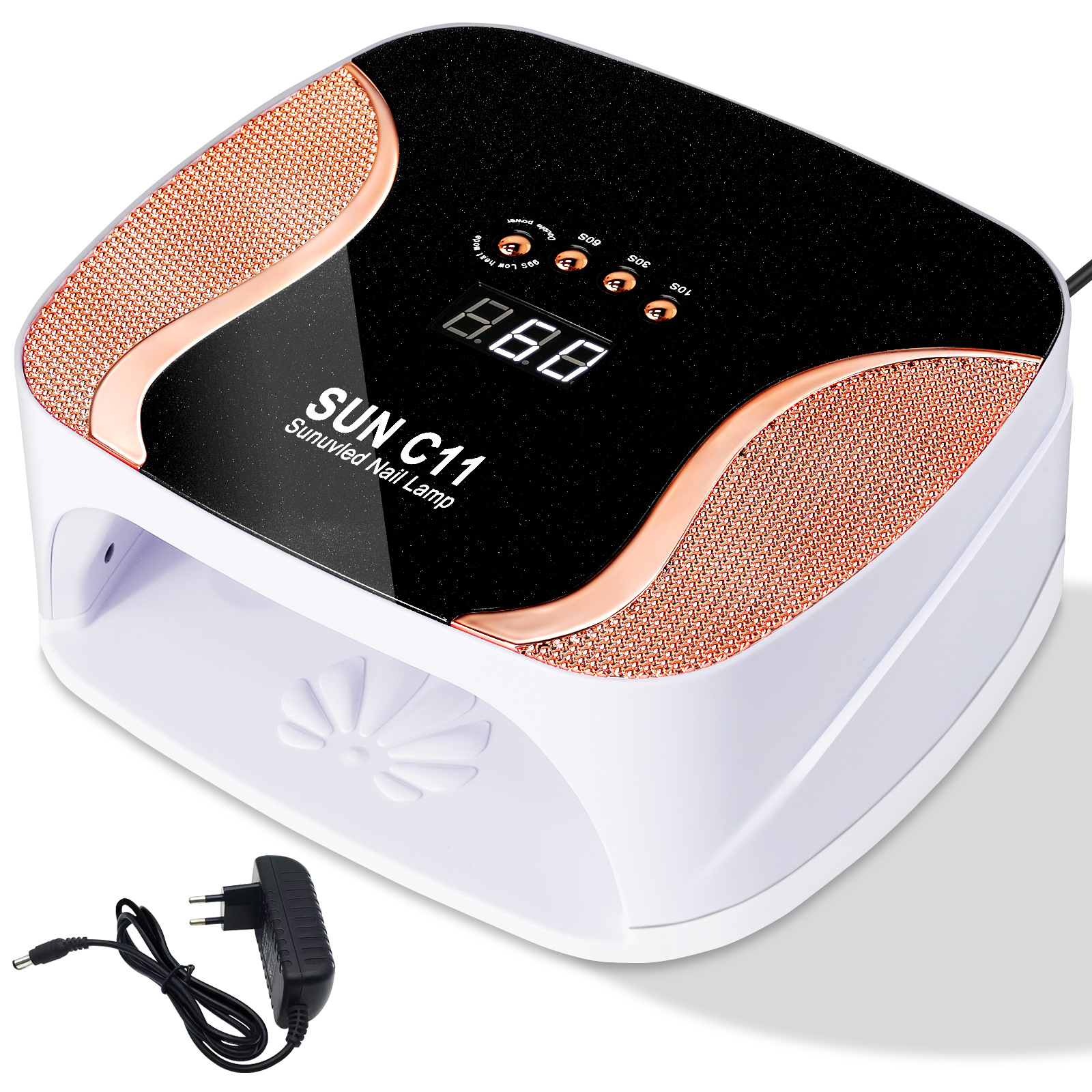 Nueva lámpara de uñas 308W lámpara de parrilla de uñas de alta potencia lámpara de fototerapia UV pegamento de esmalte de uñas de secado rápido máquina de fototerapia de uñas transfronteriza