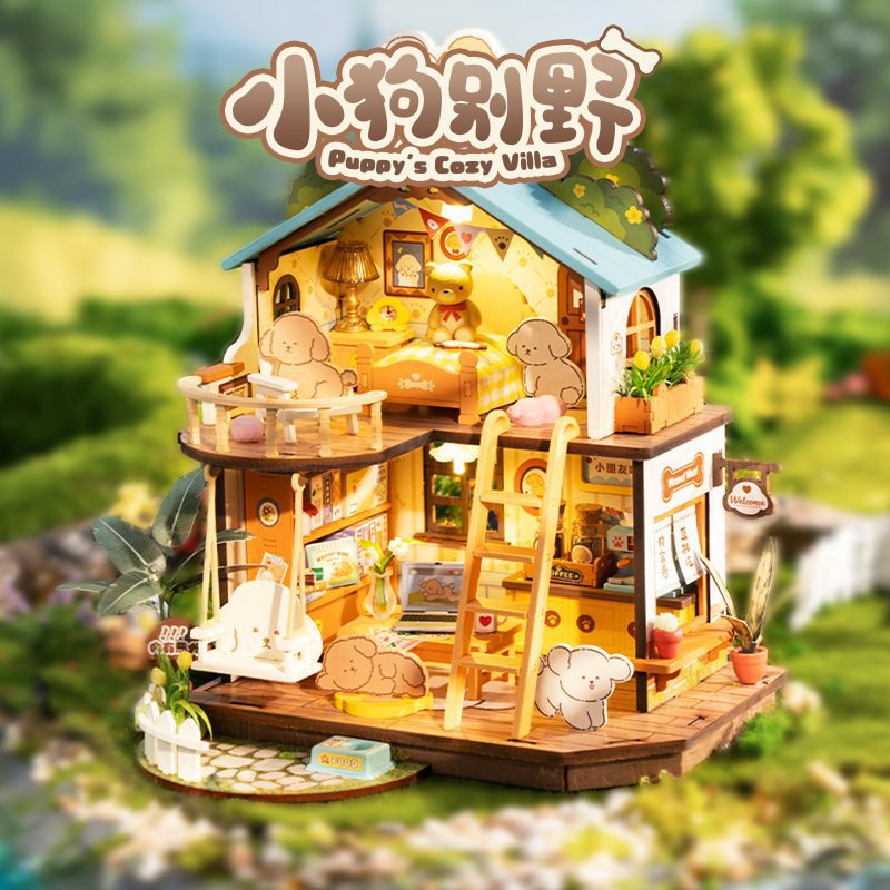 Rolife DIY Miniature House Building Blocks Set for DIY Crafts and Small Houses