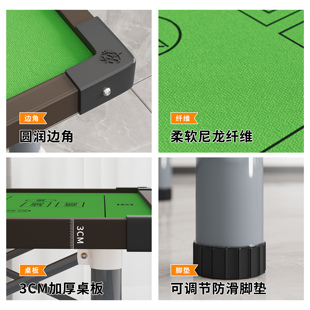 ✅ Mahjong Table for Home Use, Foldable Small Hand-Cranked Square Table, Simple Egg-Breaking Table, Dual-Purpose Chess and Mahjong Tabletop