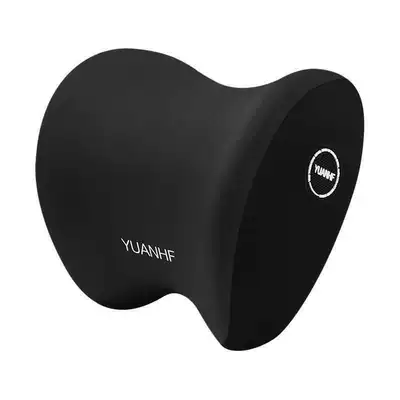 Waist support cushion for driving, seat lumbar - 1-classic-black-headrest-universal