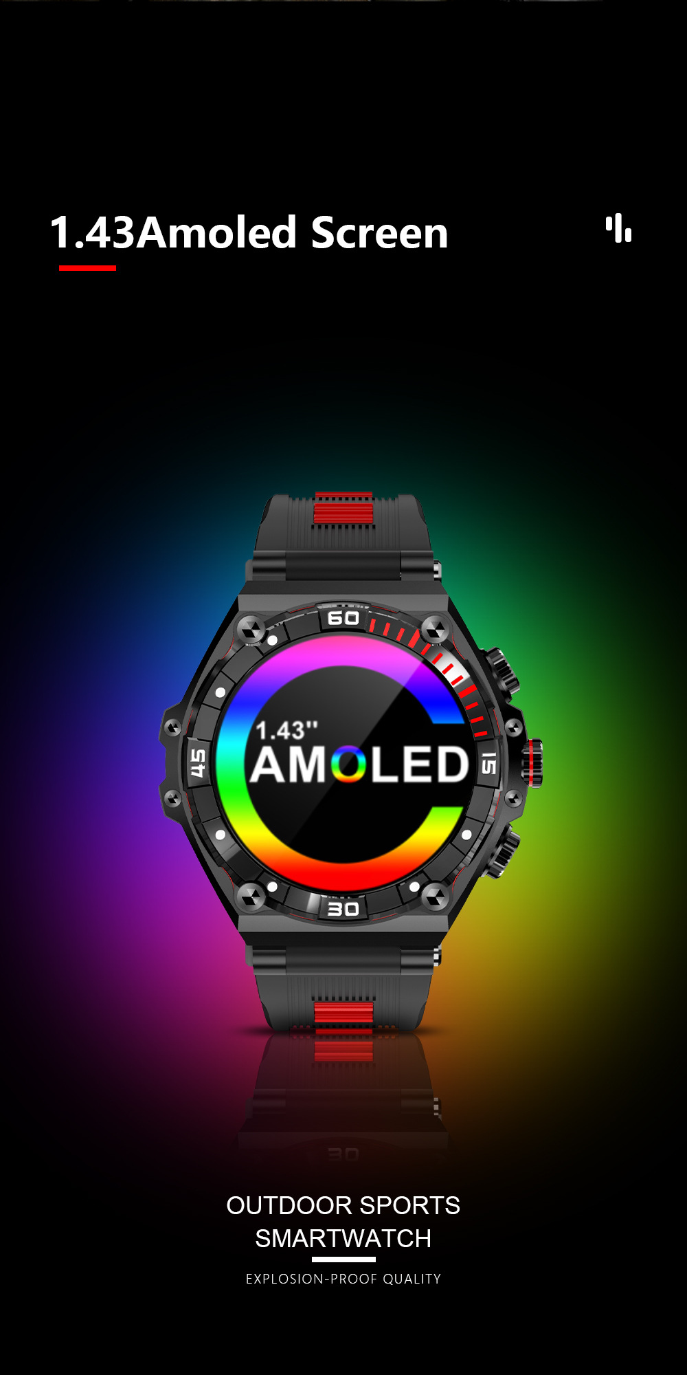 LIGE/Bonway NFC Sports Health Waterproof Sleep Heart Rate Blood Oxygen Smart Watch Step Counting Timing Code_voghion.com