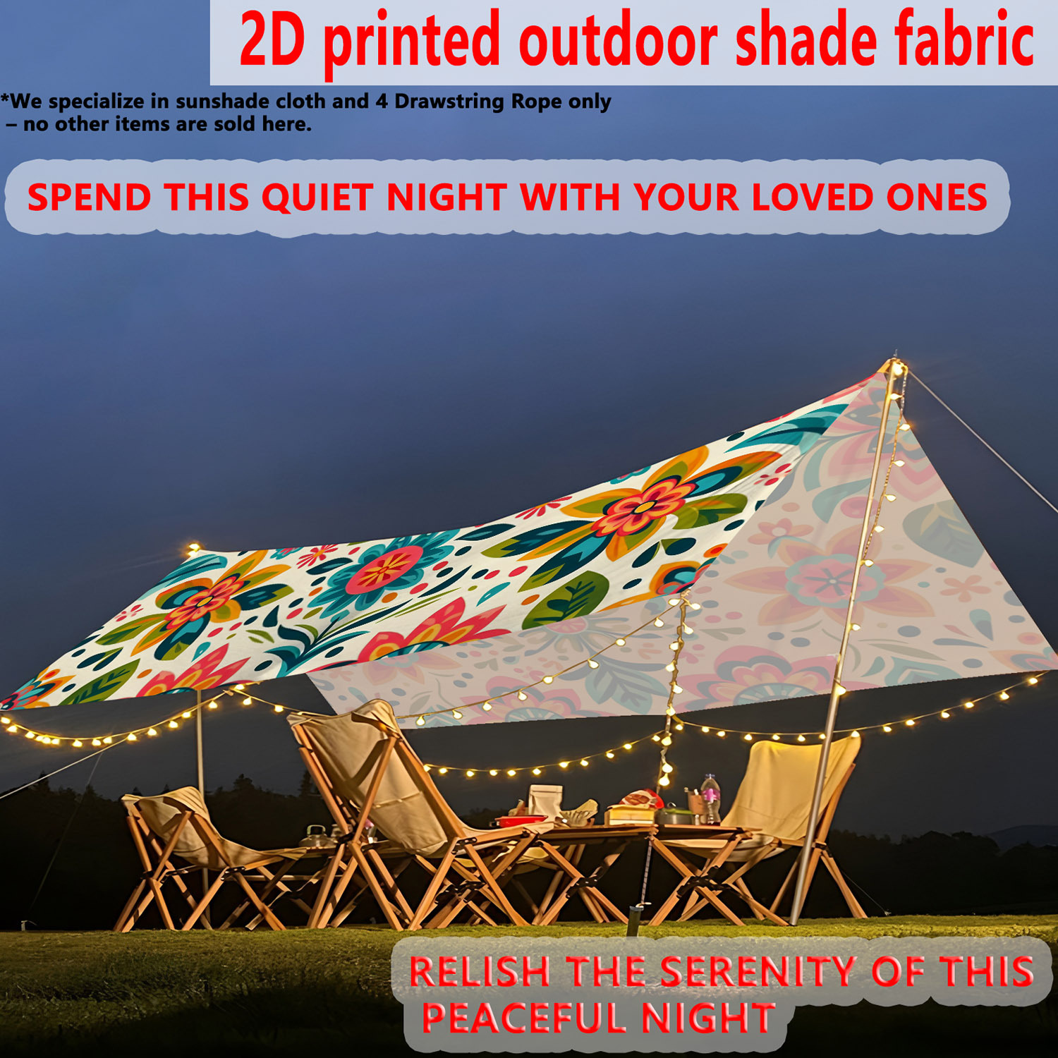 TEMU's popular Bohemian mandala flower sunshade, outdoor canopy, sunshade fabric, cross-border sunshade curtain