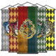 in stock Wholesale Harry Potter Plaid Flag Fan Flag Indoor Scene Bar Decorative Flag-H004
