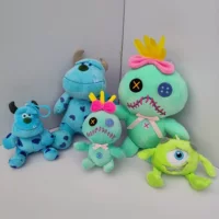 Lilo & Stitch Stitch Little Golden Forrest Gump мягкая кукла Салливан Монстр кулон забавная кукла