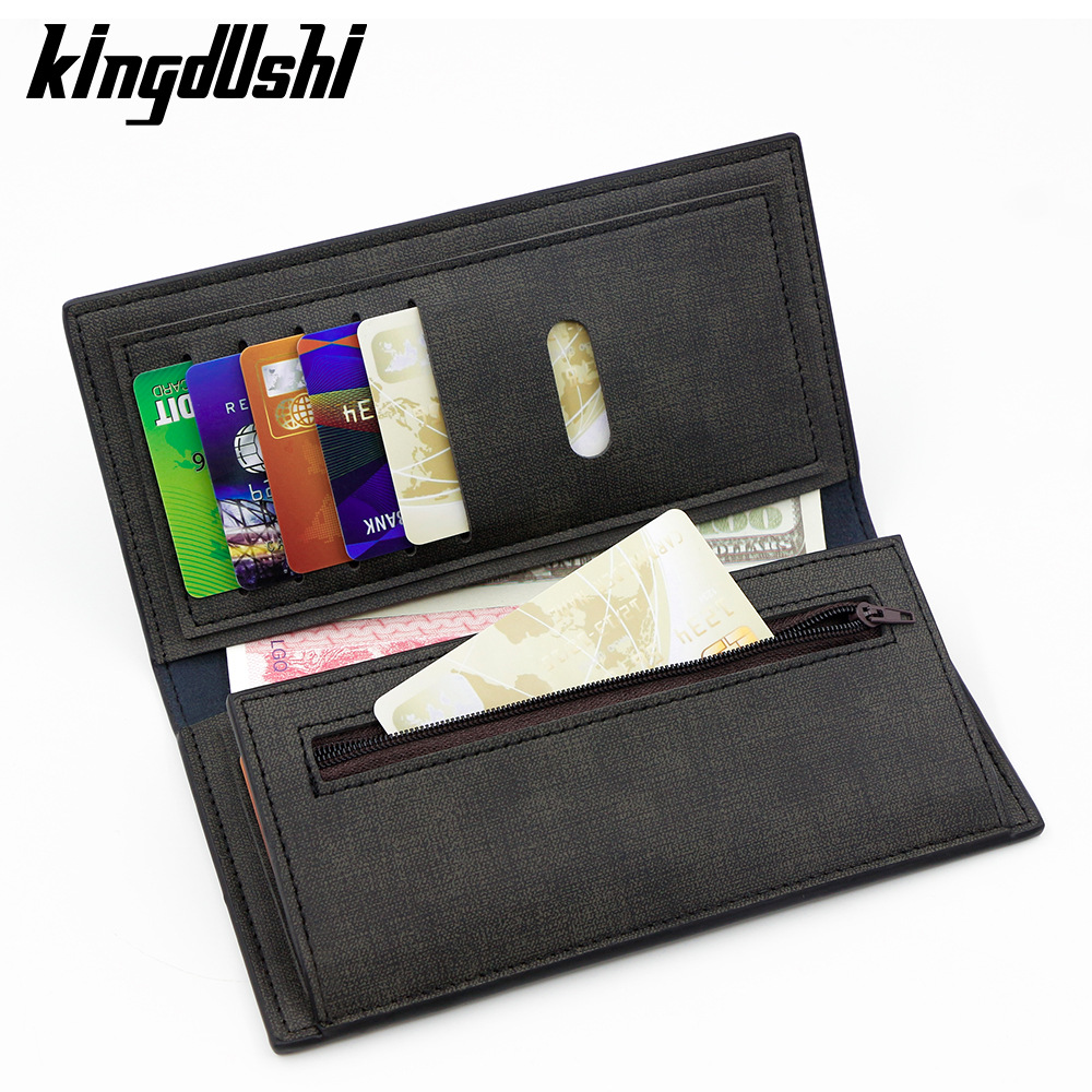 Nuevo tipo de cartera larga de hombre simple bolso de mano de hombre bolso de traje multi-tarjeta billetera bisagra monedas bolso de cambio