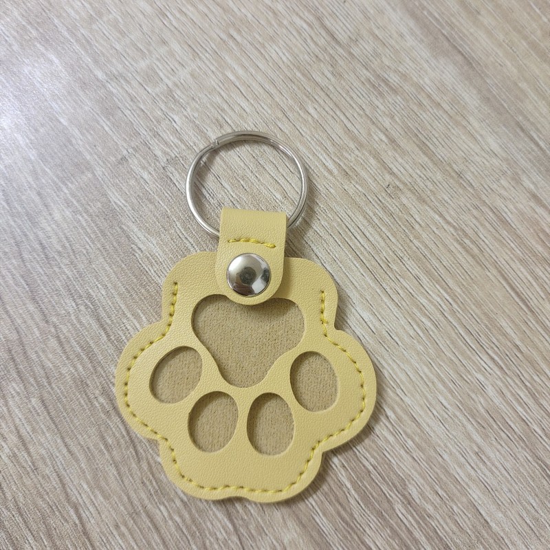 メーカー既製クリエイティブ犬足跡猫足ペットキーホルダーペンダント透明写真ペット周辺機器|undefined