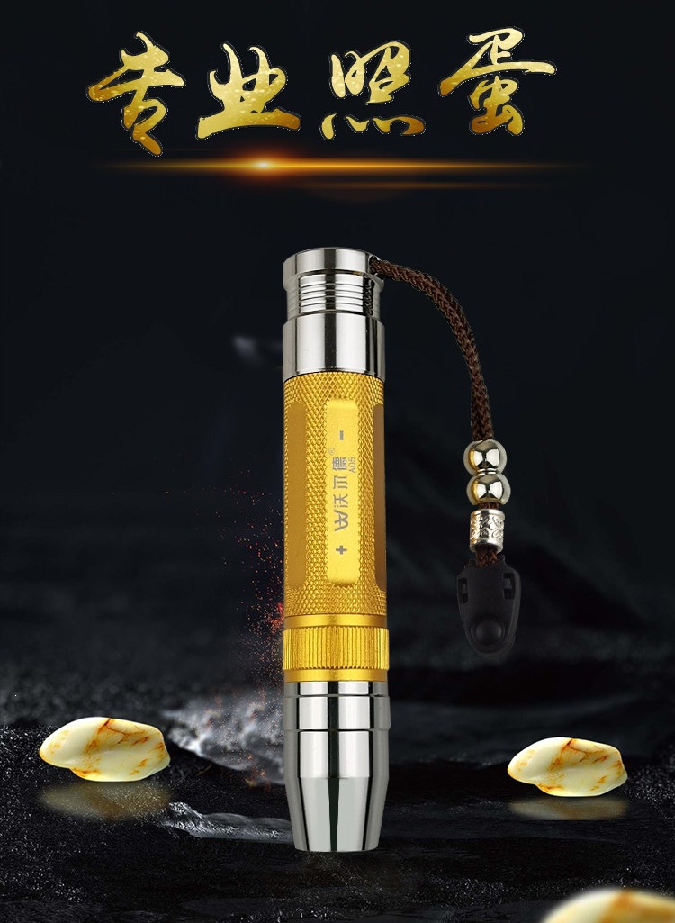 LED flashlight-style egg inspection light, strong cold light, fully automatic, for inspecting small eggs and turtle incubation
