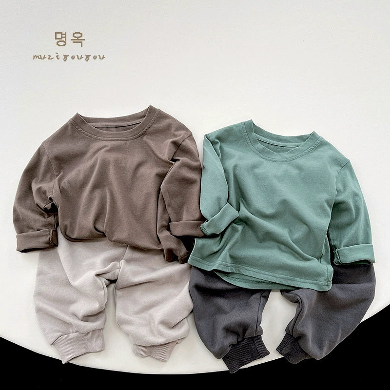 Autumn children's sports trousers for leisure for men and women, Korean style, oversize