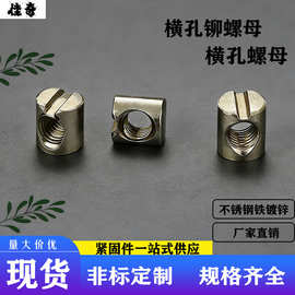 专业生产销售带横孔铆螺母，横孔螺母，各种非标