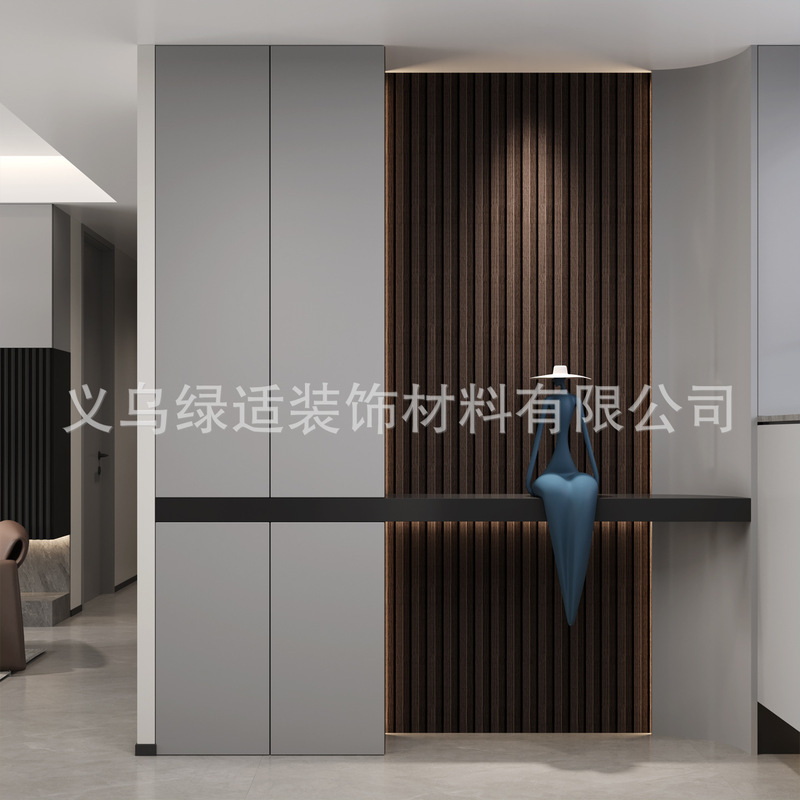 格栅板自粘墙贴3d立体背景墙壁纸仿木格子条纹墙纸外贸工厂批发|undefined