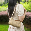 Summer fresh straw woven handheld underarm bag, one-shoulder bag, small bag, 2023 collection