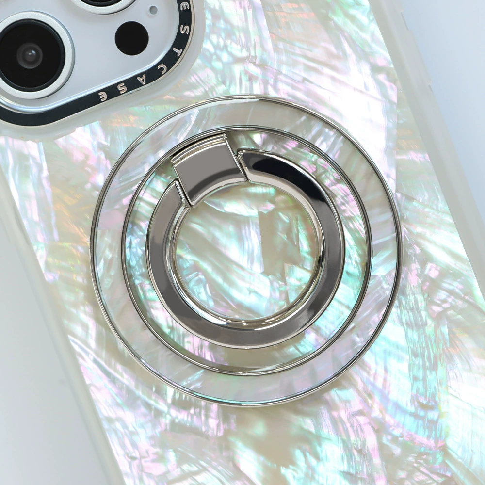 New Fritillaria Magnetic Smedie Desktop Folding Magnetic Suffering Mobile Metal Ring Branch Factory Direct Sales