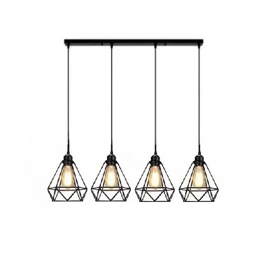 Proveedores transfronterizos al por mayor tres cabezas retro industrial lámparas de restaurante lámparas de pasillo lámparas de candelabros pequeños hoteles residenciales Zhongshan