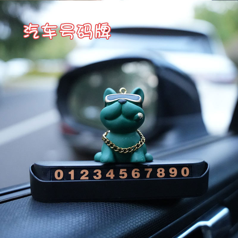 Placa de número de telefone de estacionamento, cartão de estacionamento temporário, cartão de estacionamento para cães, cartão de decoração para mudança de carro.