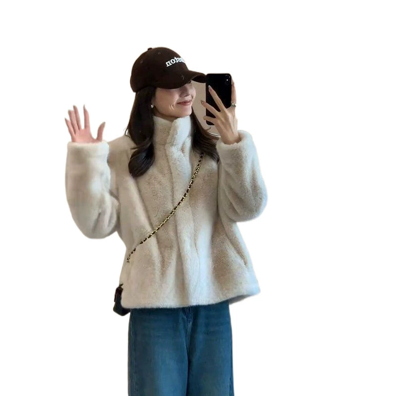Short winter jacket, oversized loose fit, increased thickness, high-quality style