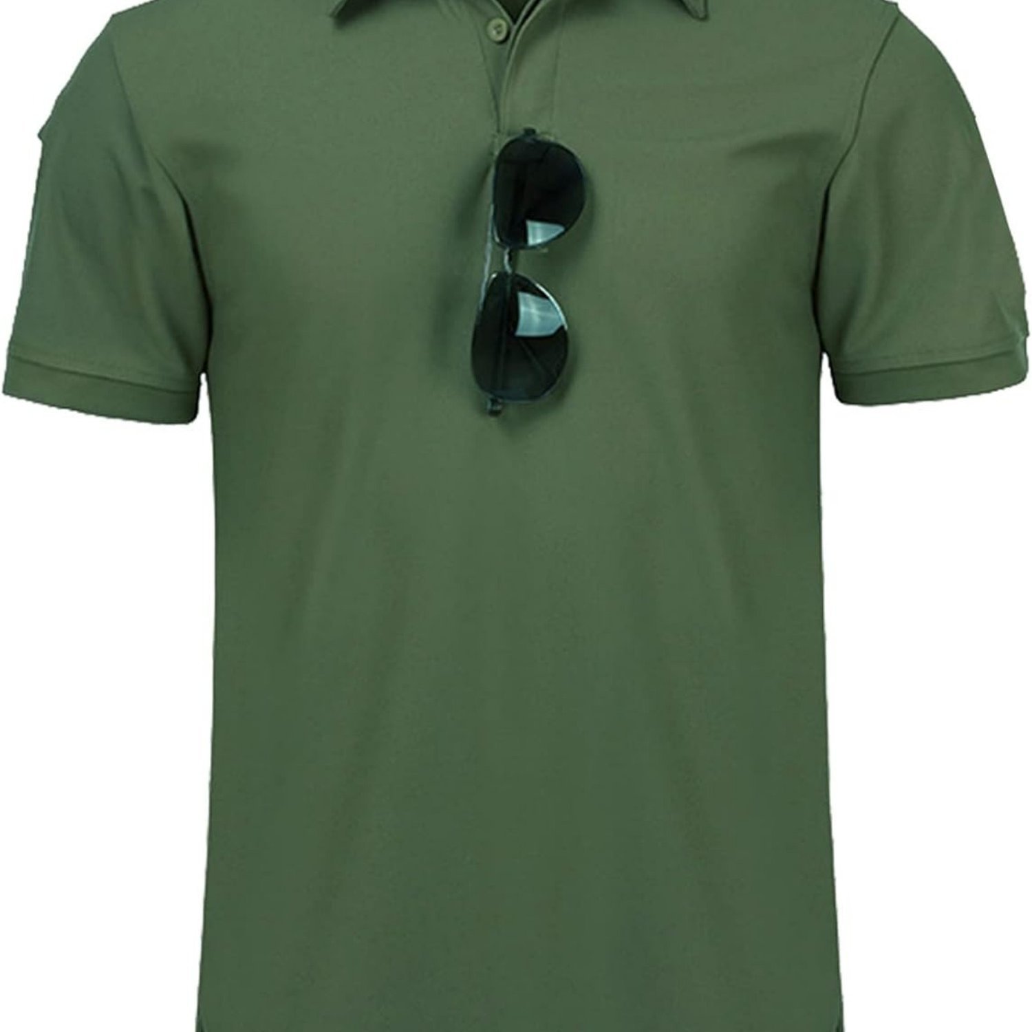 Mens Lightweight Golf Polo Shirt Quick Dry Performance Transfronterizo