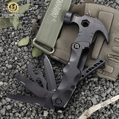 Outdoor multi-purpose claw hammer stainless steel pliers hammer outdoor multi-purpose combination tool installation nail hammer customization