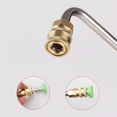 High pressure car wash water gun: extension rod 90 degree multi-angle