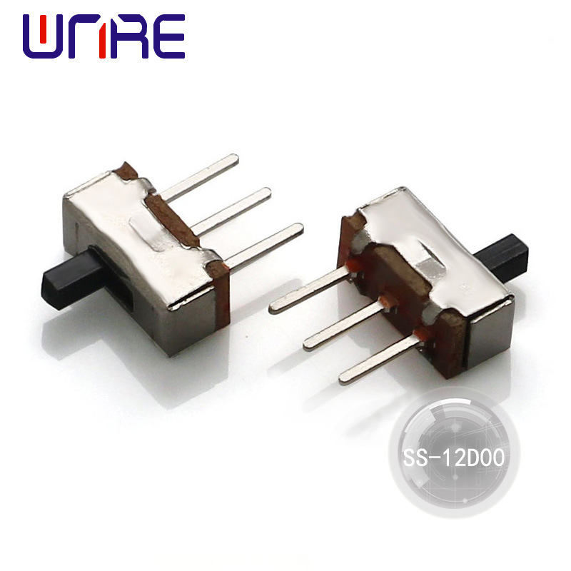 现货供应SS-12D00单级2档3脚直流拨动电子玩具滑动开关