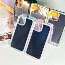 炫彩镜面手机壳适用苹果16iphone13/14MAX华为手机壳工厂批发素材