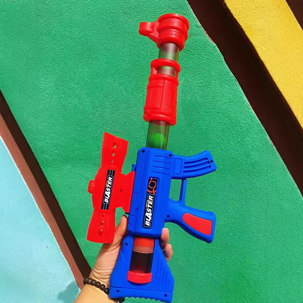 Pistola de Juguete Neumática con Blancos de Pato de Plástico con Balas Blandas para Niños
